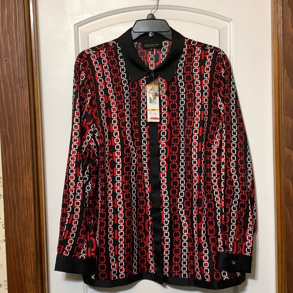 NWT Jones New York blouse size 24W